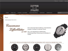 Tablet Screenshot of causemann-zifferblaetter.de